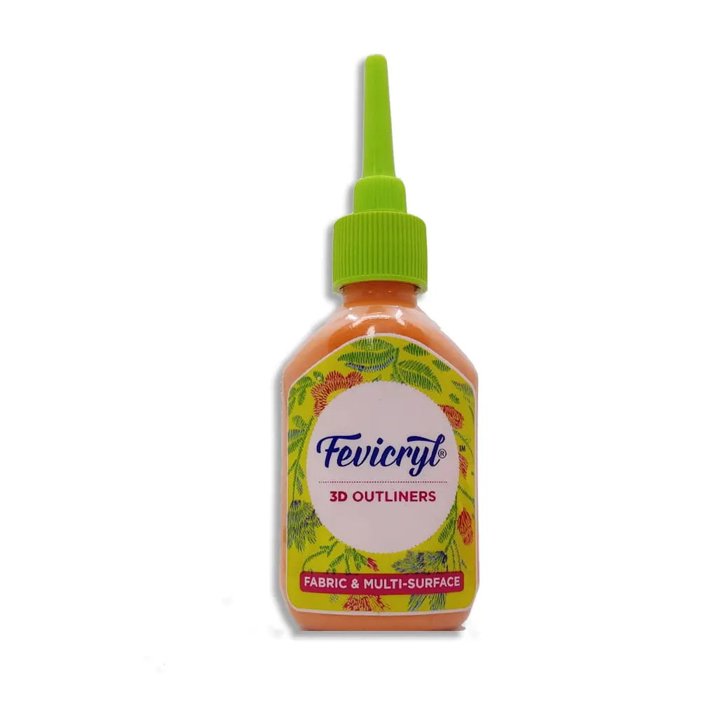 Pidilite Fevicryl 3D Outliners Fabric & Multi-Surface (Loose Colours) Pidilite